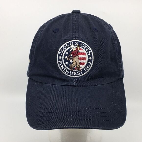 2005 U.S. Open Pinehurst No.2 Blue Cotton RBC Centura Course Golf Hat Cap - Picture 1 of 14